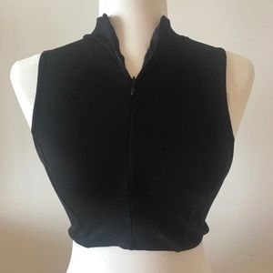 Zipped Crop Top